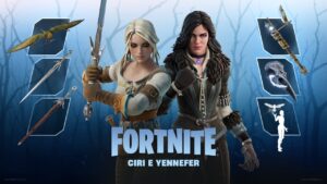 Yennefer e Ciri serão as próximas skins de The Witcher no Fortnite