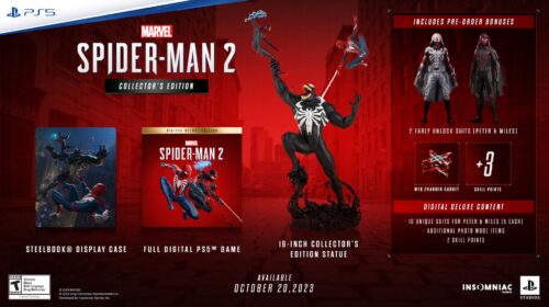 Marvel's Spider-Man 2: edição de colecionador tem estatueta incrível