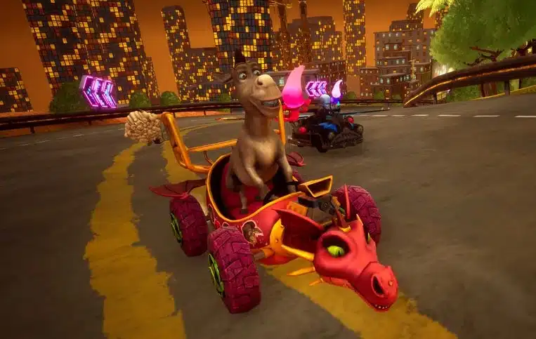 Burro em DreamWorks All-Star Kart Racing