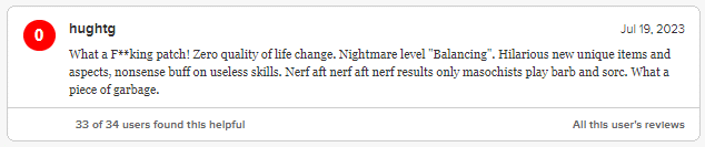 Diablo IV reclamações