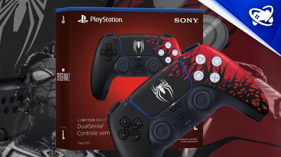 Controle Dualsense Edição limitada Spider Man 2 - PS5 - Stop Games