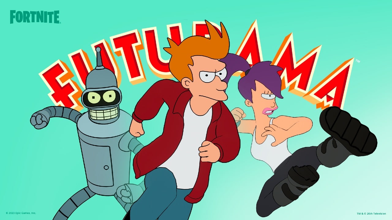 Futurama No Fortnite Bender Fry E Leela Viram Skins Veja