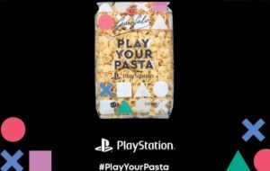 Sony e Garofalo lançam macarrão com símbolos do PlayStation