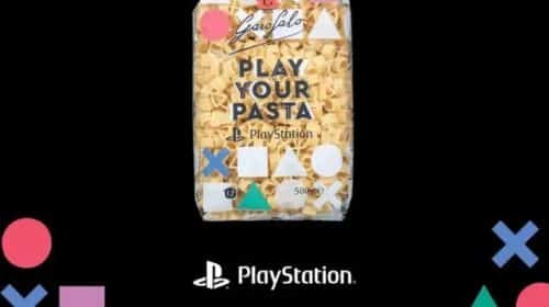 Sony e Garofalo lançam macarrão com símbolos do PlayStation