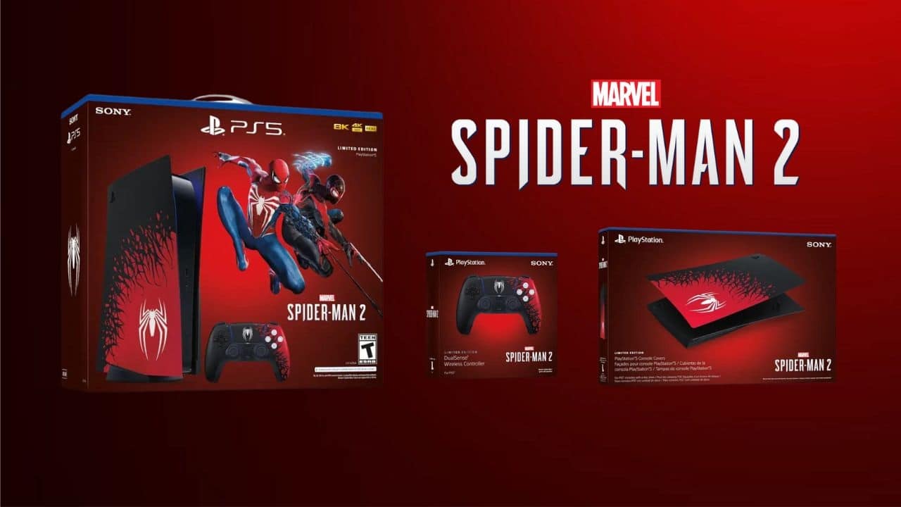 PS5 PlayStation 5 Marvels Spider-Man 2 Limited Edition + Jogo