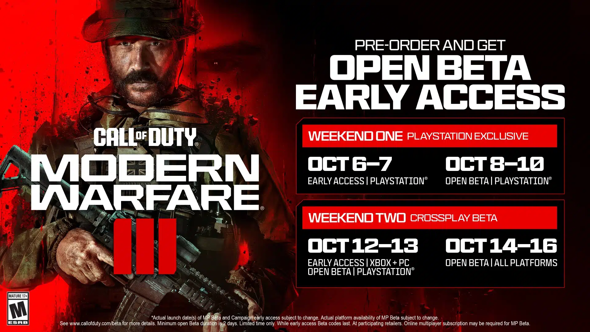 BETA de Call of Duty Modern Warfare III