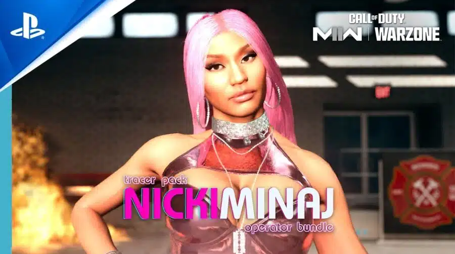 Trailer mostra Nicki Minaj em ação em Call of Duty: Warzone e MWII
