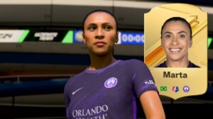Rainha do Futebol, Marta tem overall 84 em EA FC 24