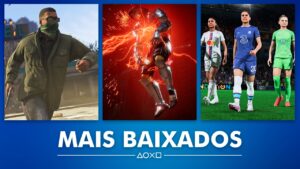 Sony lista jogos mais baixados de julho de 2023 na PS Store