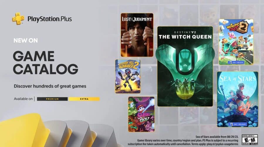 Jogos do PS Plus Extra e Deluxe de agosto liberados; confira