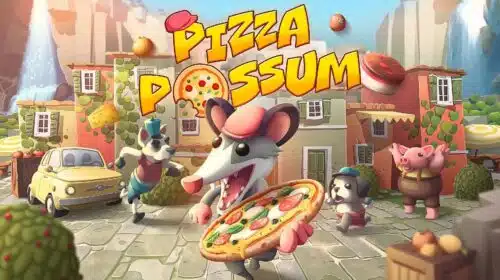 Pizza Possum, jogo coop com gambás famintos, chega em setembro