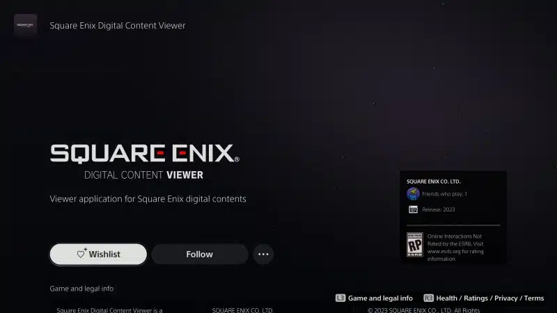 Square Enix Digital Content Viewer