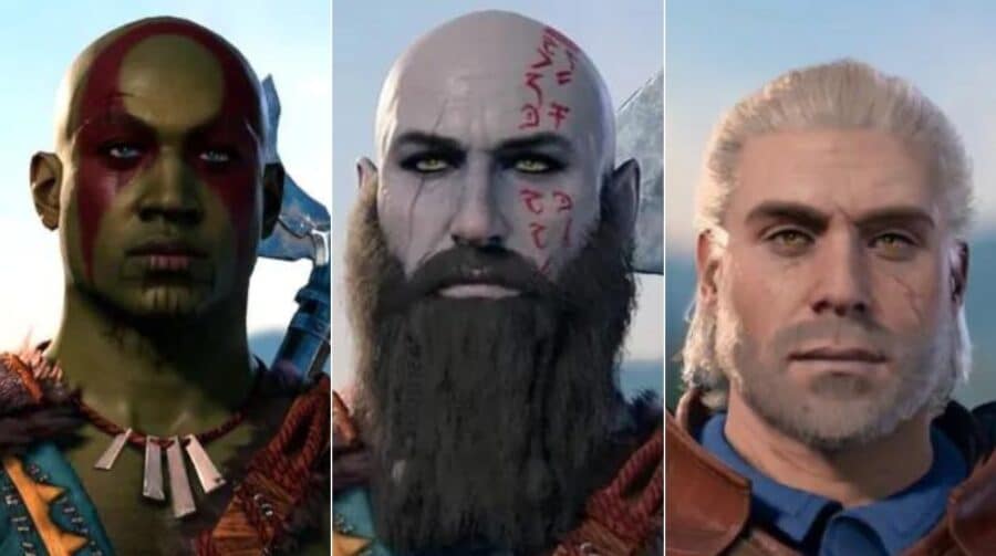 Veja como seria Kratos, Geralt e outros personagens em Street