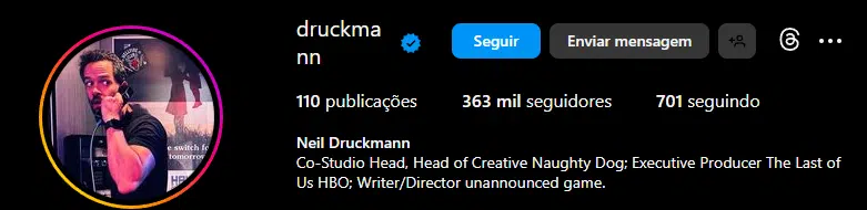 Naughty Dog Neil Druckmann