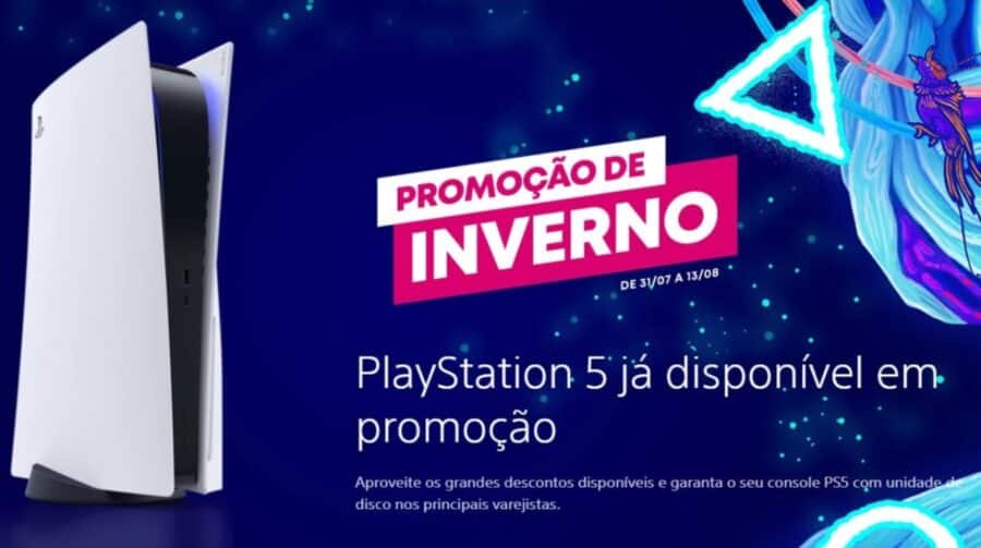 Promoção da PlayStation garante R$ 500 de desconto no PS5