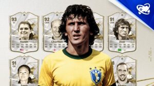 Com Zico, EA revela ídolos de EA Sports FC 24