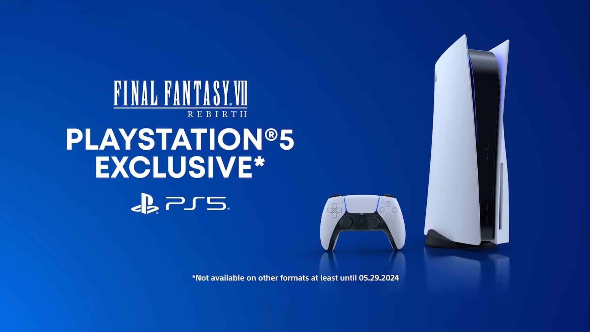 Final Fantasy VII Rebirth exclusividade