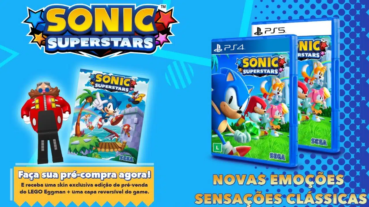 Sonic Superstars capa especial