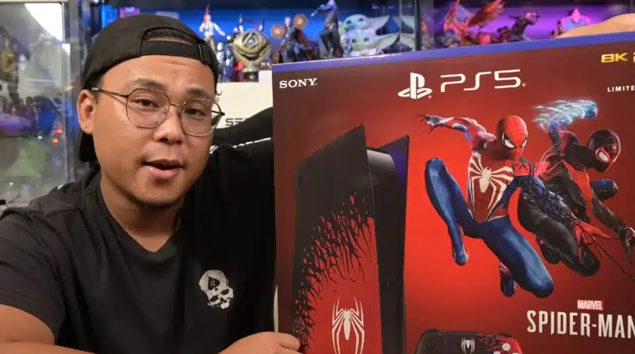 Veja o unboxing do bundle do PS5 de Spider-Man 2