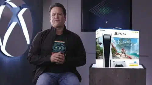 Bundle do PS5 com Horizon Forbidden West foi comprado por chefe do Xbox