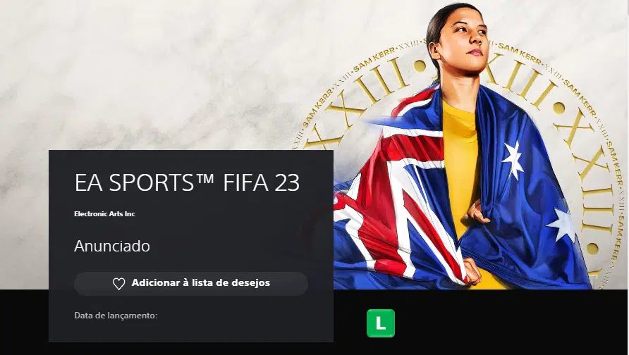 FIFA 23 na PS Store