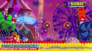 SEGA lança clipe de Sonic Superstars com trilha sonora da zona do pinball
