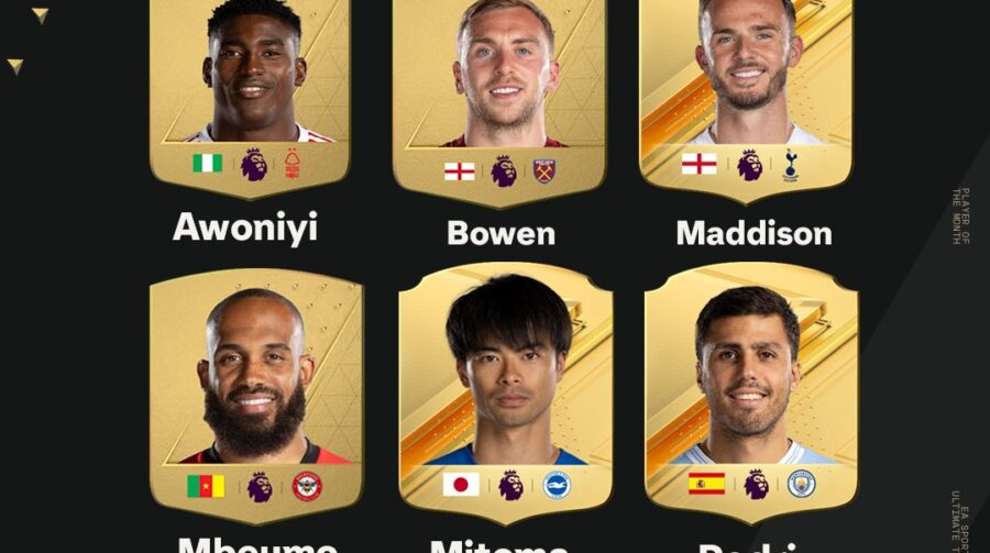EA Sports FC 24 terá Jogador de Agosto da Premier League