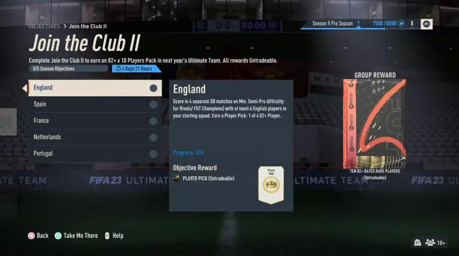Objetivos de FIFA 23 darão packs no FC 24; veja como fazer