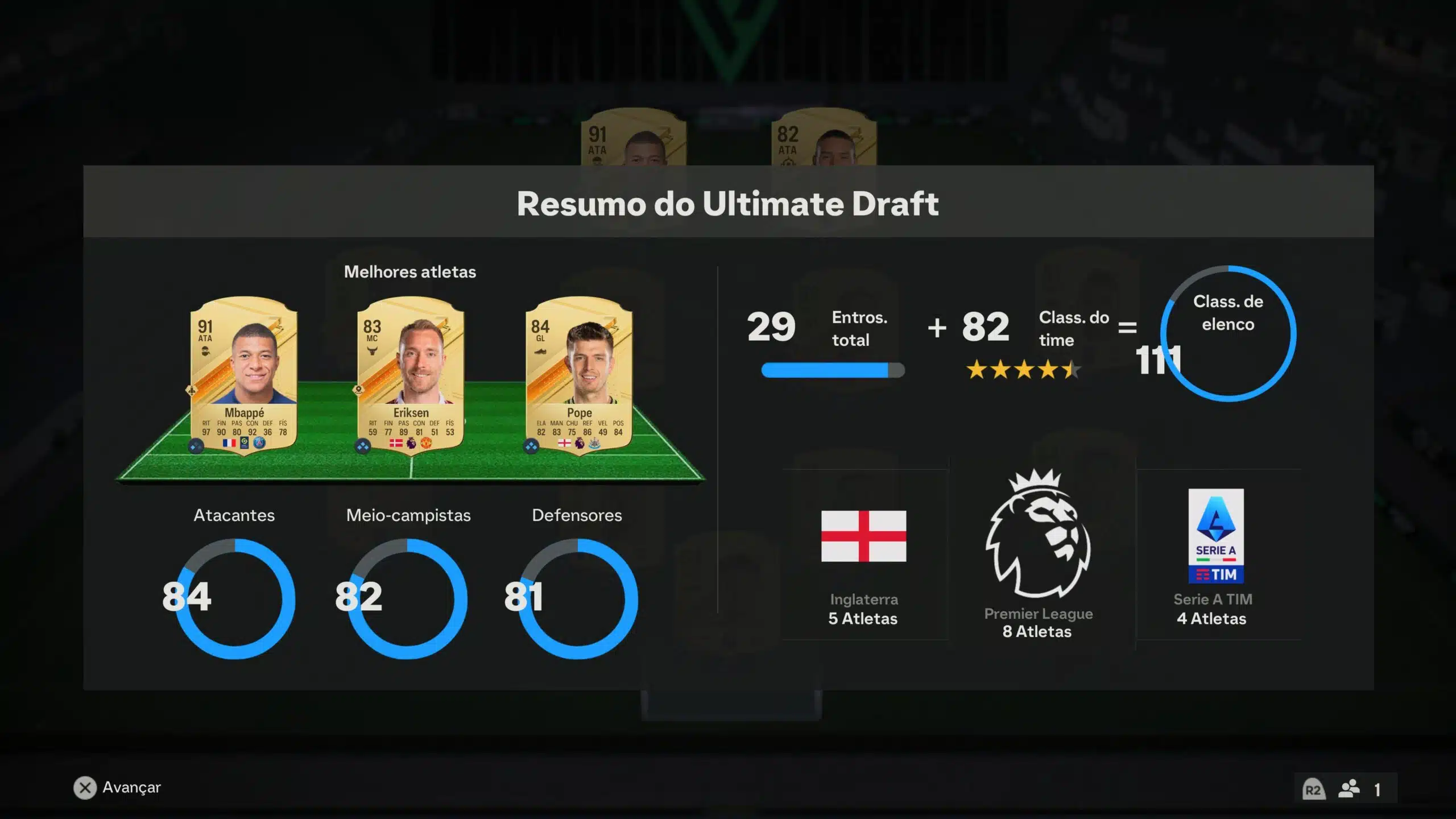 Draft em EA Sports FC 24