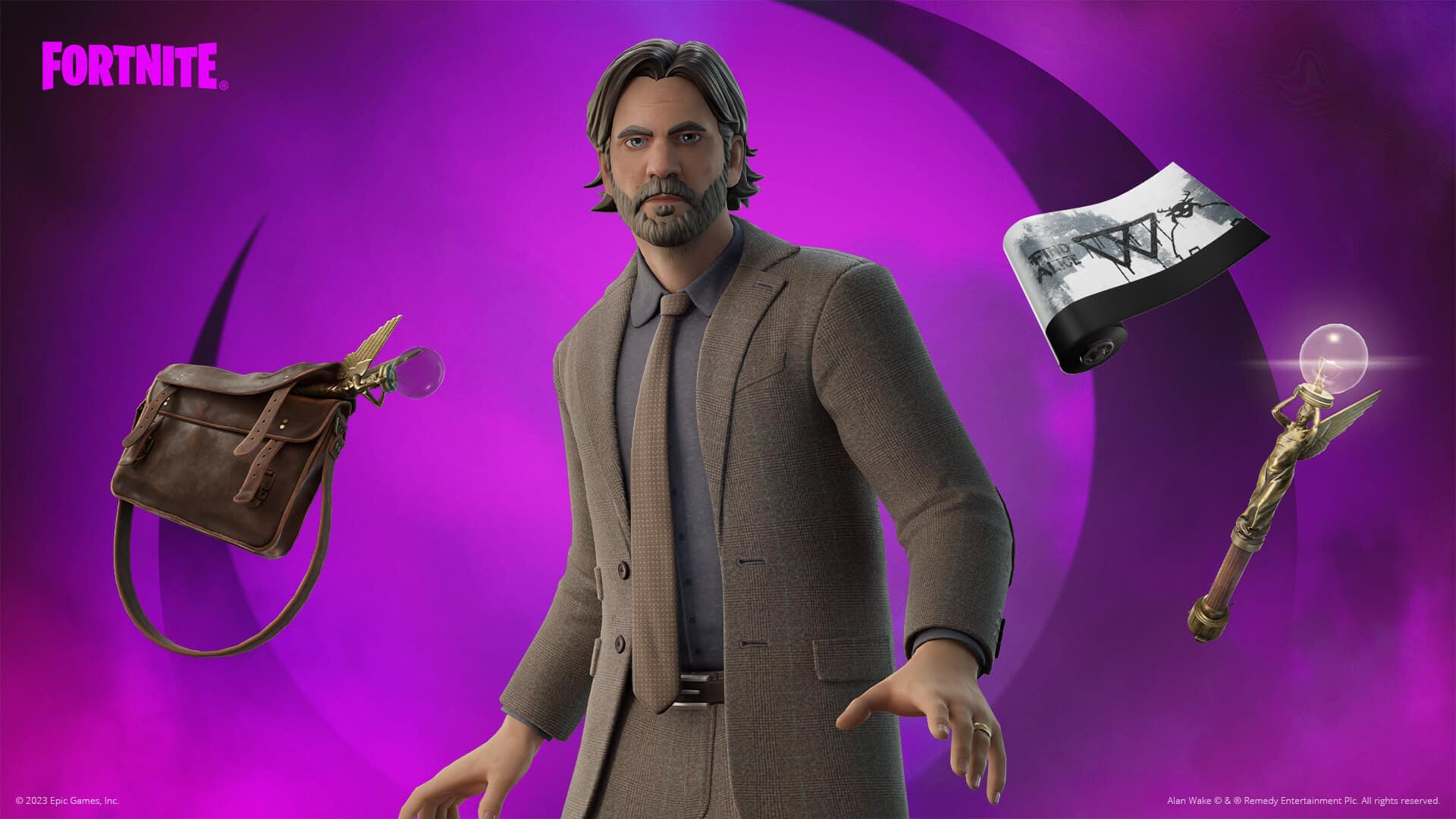 Em clima de Halloween, Fortnite terá skins de Michael Myers e Alan Wake 5 Alan Wake no Fortnite