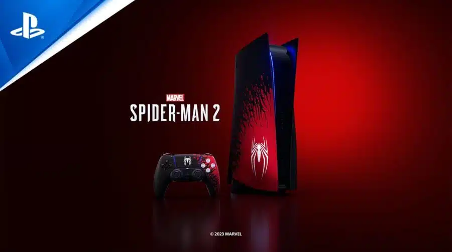 Bundle especial do PS5 de Spider-Man 2 está com desconto na Amazon