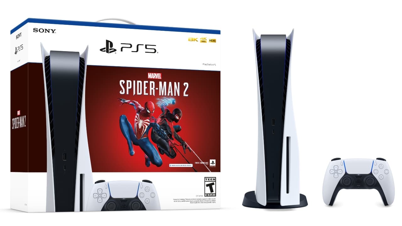 PlayStation 5: edição do console com o jogo Spider-Man 2 chegará