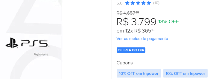 PS5 está em promoção com até R$ 600 de desconto; confira!