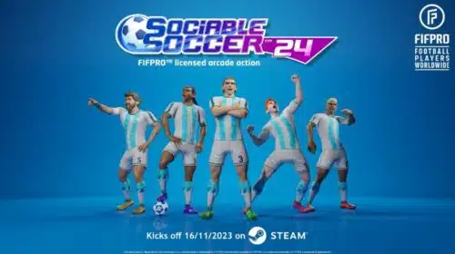 Com licença FIFPRO, Sociable Soccer chega em 2024 ao PS4 e PS5