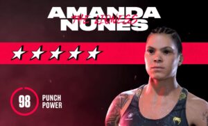 Com Amanda Nunes “perfeita”, EA divulga ratings de UFC 5