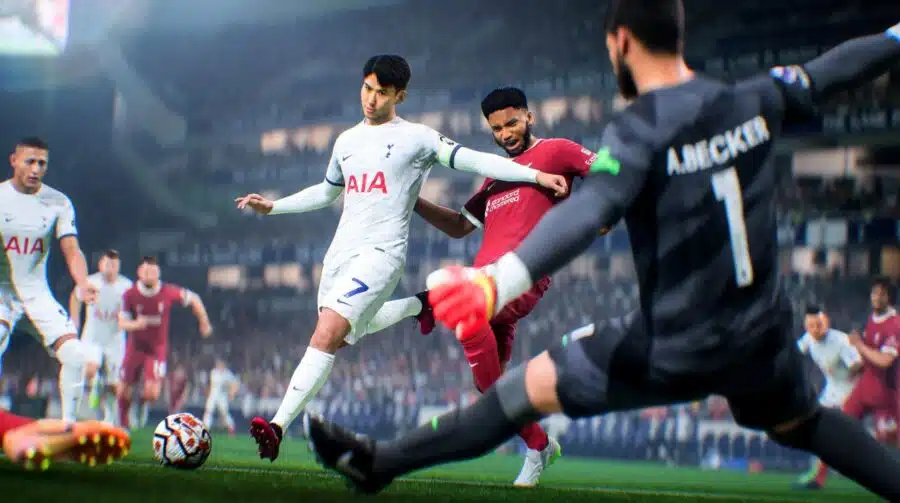 EA Sports FC 24 tem melhorias nos gráficos no PlayStation 4