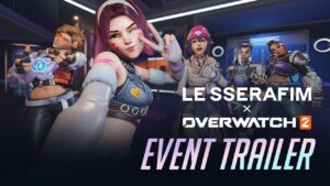 Colaboração entre Overwatch 2 e banda k-pop Le Sserafim traz novo modo de jogo