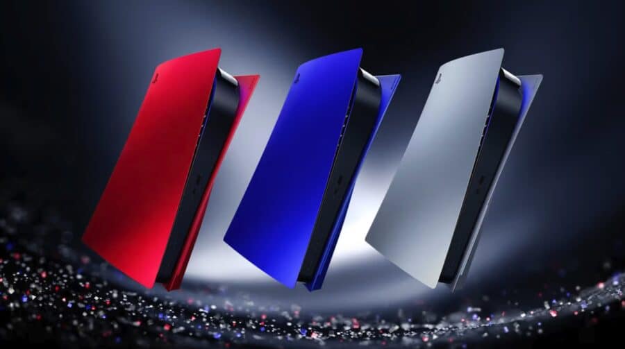 Tampas para o novo modelo de PS5 chegam no início de 2024