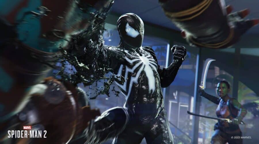Atualização de Spider-Man 2 melhora traje simbionte e corrige problemas