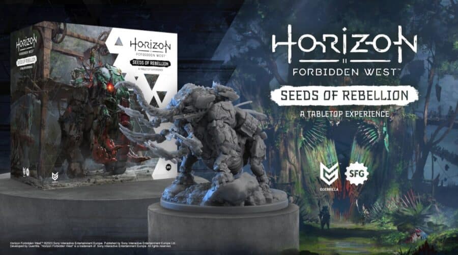 Boardgame de Horizon Forbidden West terá financiamento na próxima semana
