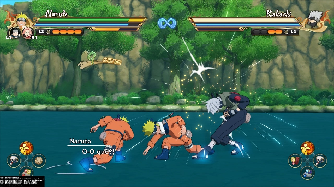 Naruto Shippuden Ultimate Ninja 5 GamePlay#11 PT-BR Sasuke Vs