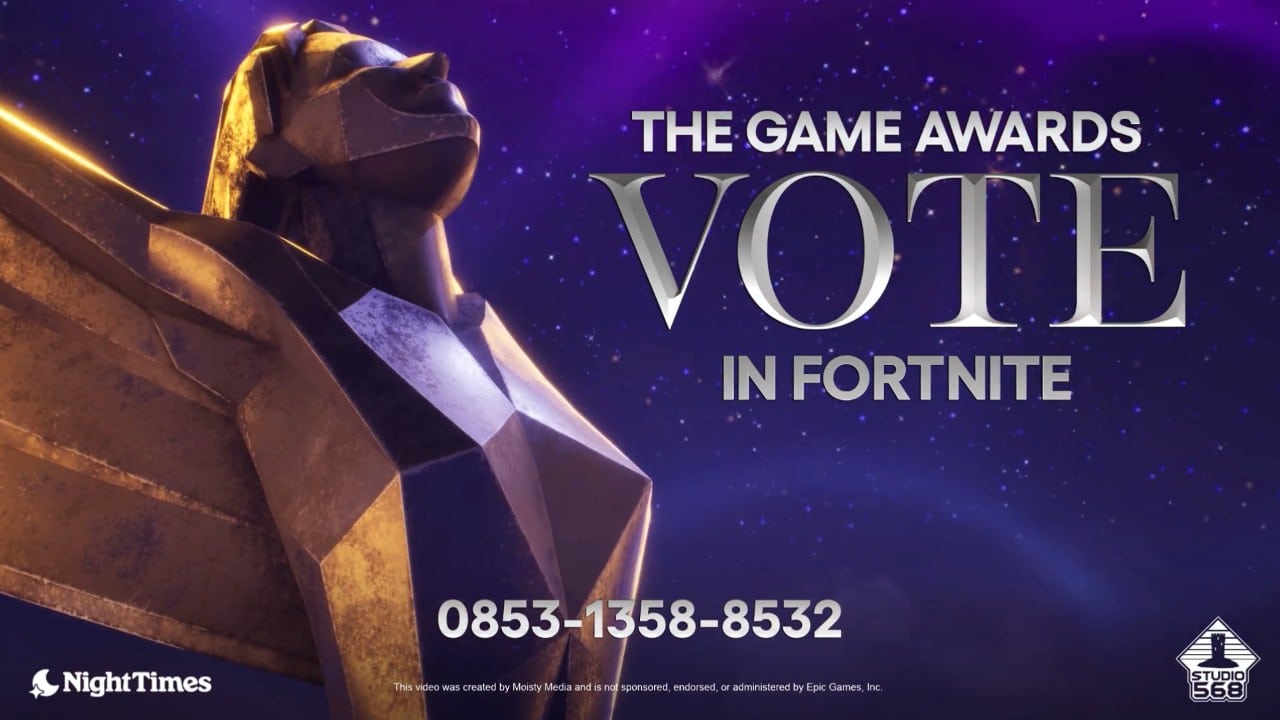 The Game Awards premiará melhor mapa de jogador em Fortnite