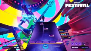 Guitarras de Rock Band 4 já podem ser usadas no Fortnite Festival