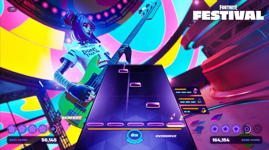 Guitarras de Rock Band 4 já podem ser usadas no Fortnite Festival