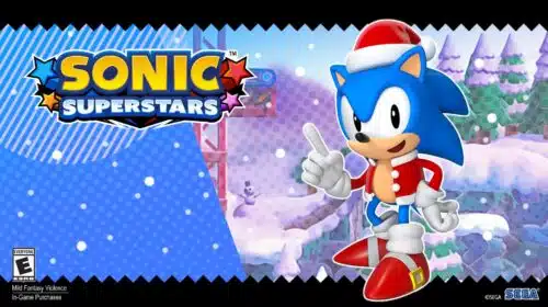 Sonic Superstars tem novo traje gratuito de natal para o Sonic