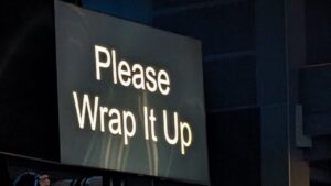 The Game Awards tinha teleprompters com pedidos para encerrar discursos