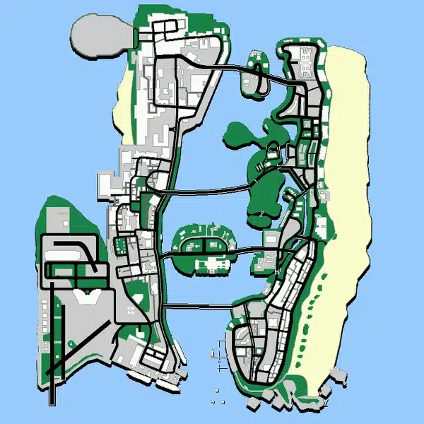 Mapa Vice City 2002