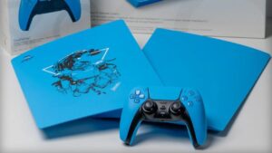 Tampas do PS5 inspiradas em Horizon Forbidden West entram em leilão