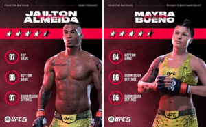 EA Sports UFC 5 recebe novos lutadores brasileiros