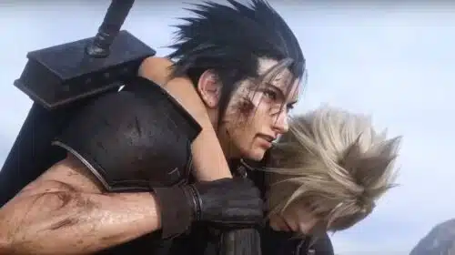 Square Enix divulga belo wallpaper de Cloud e Zack em Final Fantasy VII Rebirth